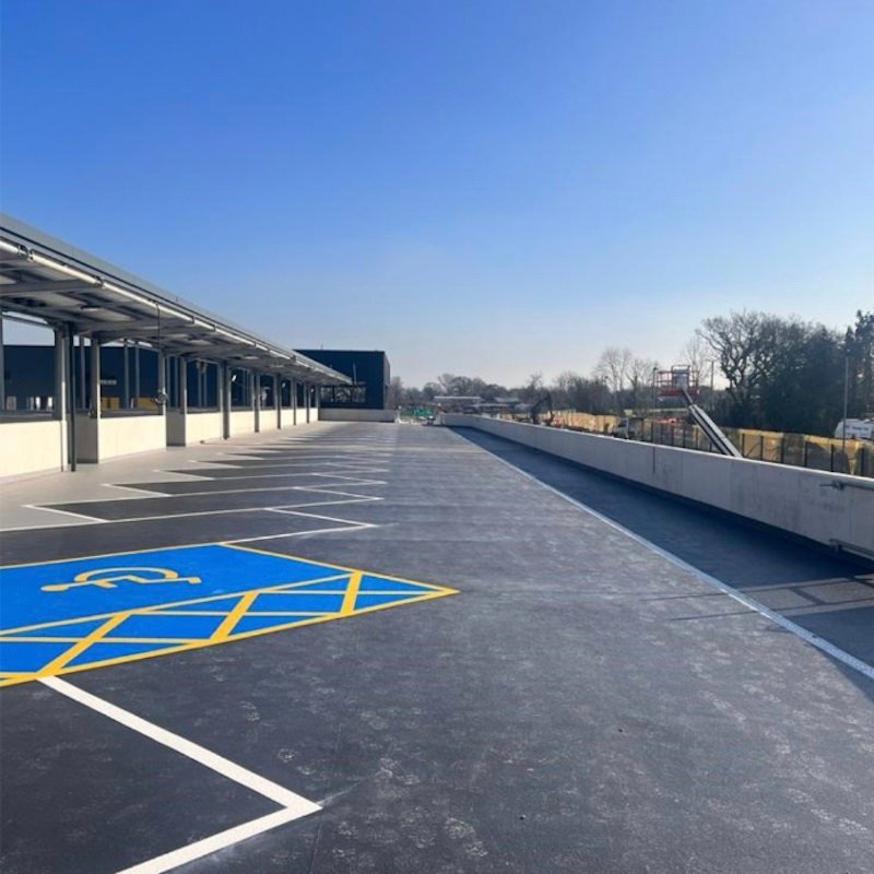 Industrial car park cleaning in Bristol