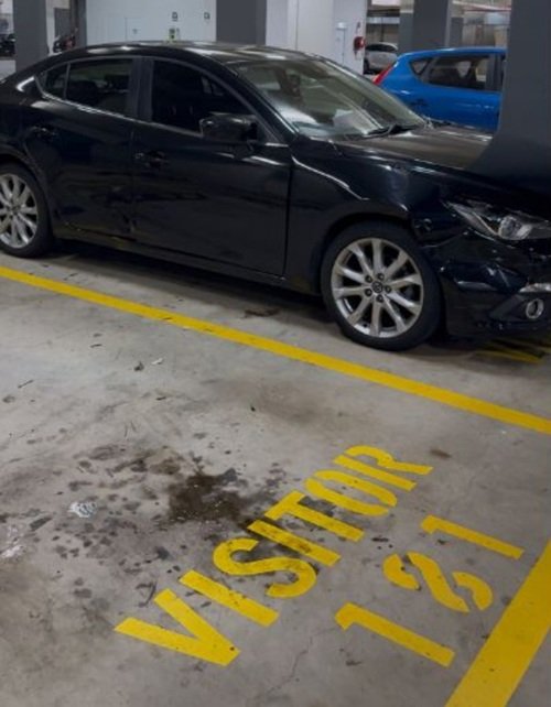 Car park cleaning job 03 before (Bristol)